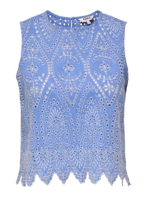 ONLTULUM SL EMB TOP WVN ONLY | 15343156/Blue Bonnet